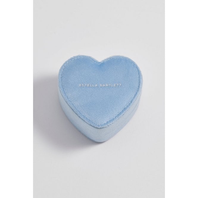Estella Bartlett Blue Velvet Mini Heart Box