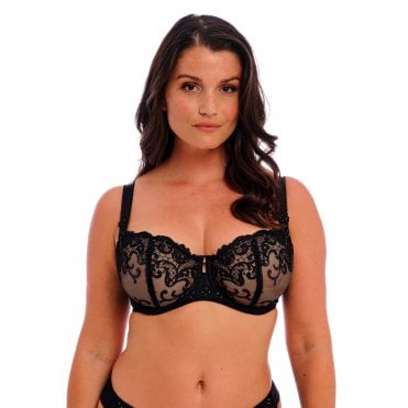 Portia Black UW Balcony Bra