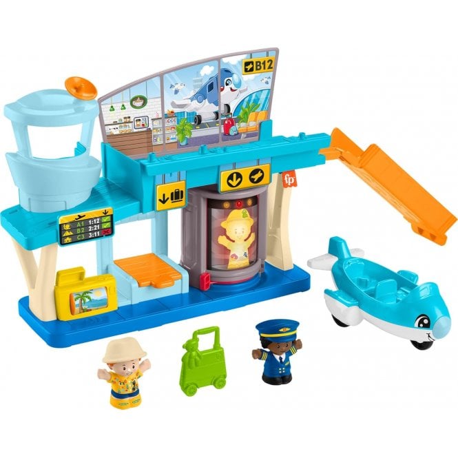 Fisherprice Toddler Toy Everyday Adventures Airport Playset with Airplane