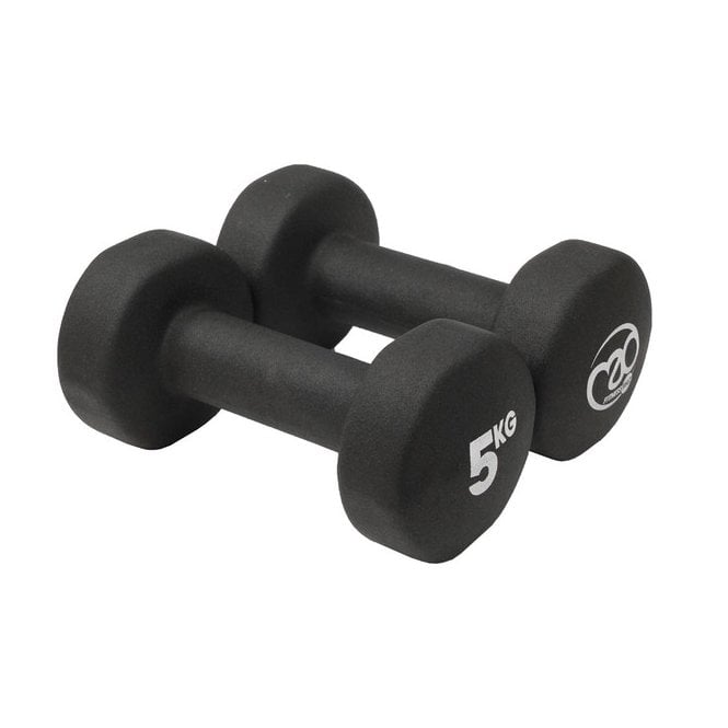Fitness Mad Neoprene Dumbbells - (Pair) 5 kg