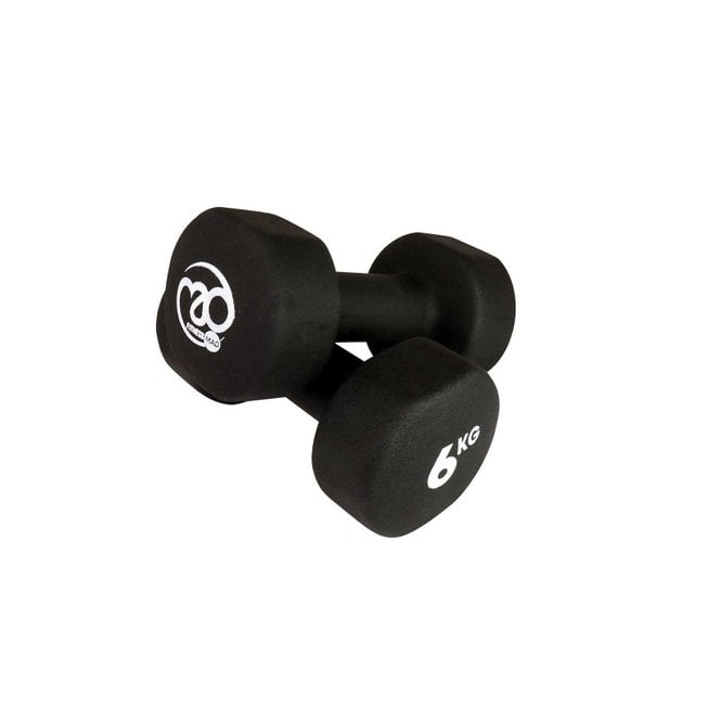 Fitness Mad Neoprene Dumbbells - (Pair) 6 kg