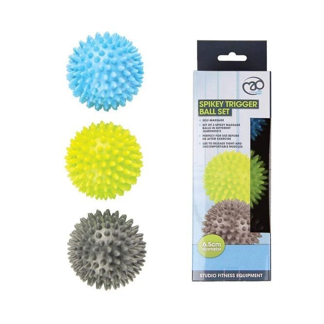 Fitness Mad Spikey Trigger Ball Trio (Set of 3)
