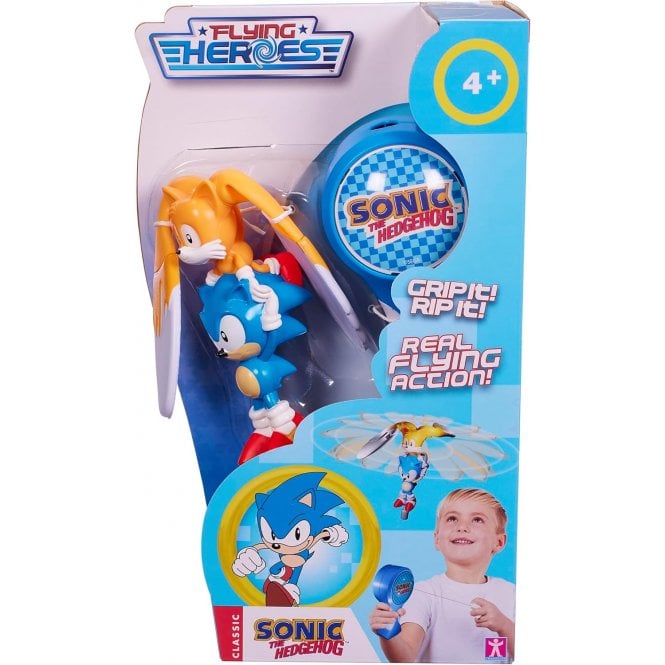 Flying Heroes Sonic The hedgehog Flash Pull The Cord to Watch Them Fly Action