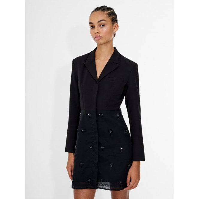 French Connection Darcy Embellished Tailored Mini Dress