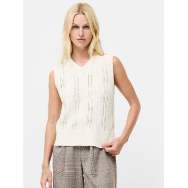 Glinda Cable Knit Vest
