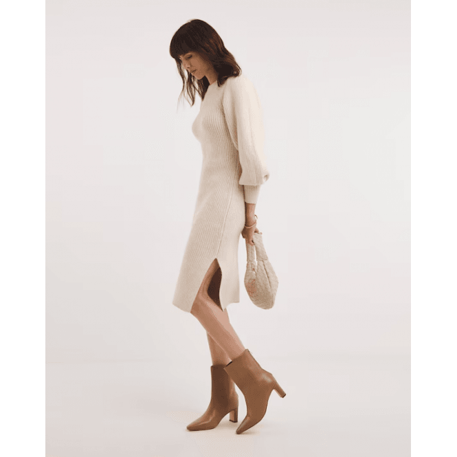 French Connection KESSY PUFF SLEEVE DRESS