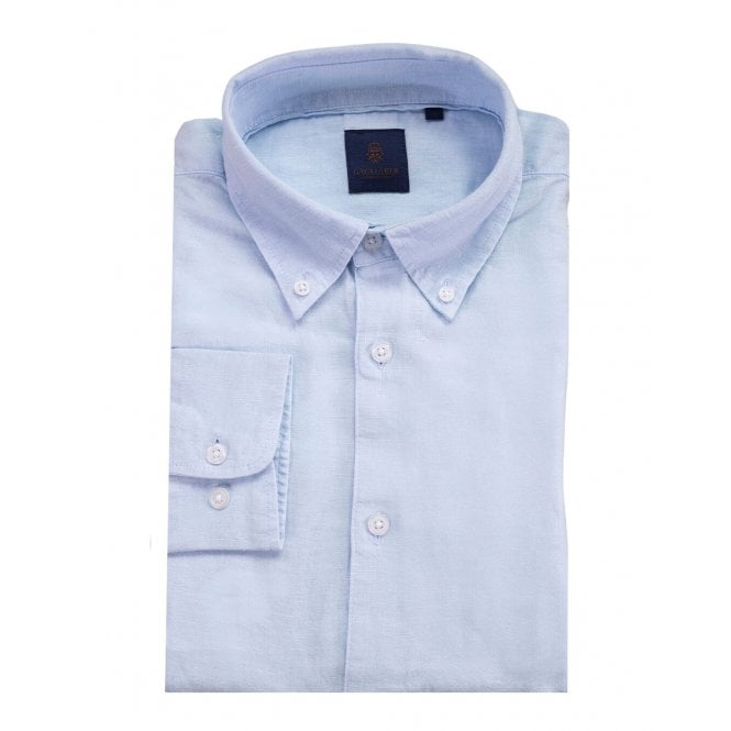 Gagliardi Garment Dyed Linen Button Down Shirt