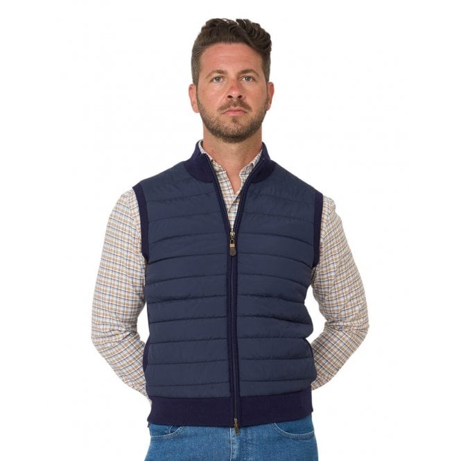 Gagliardi Hybrid Knit & Wadded Gilet