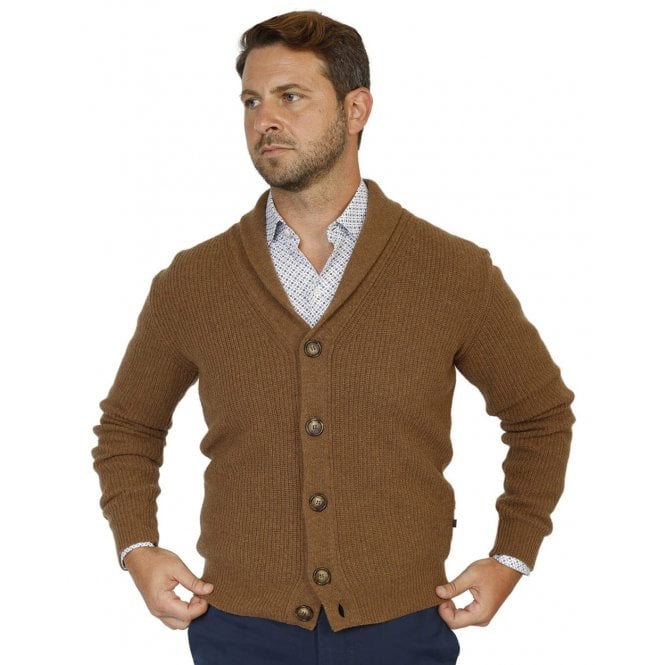 Gagliardi Reclaimed Lambswool Fisherman's Rib Cardigan