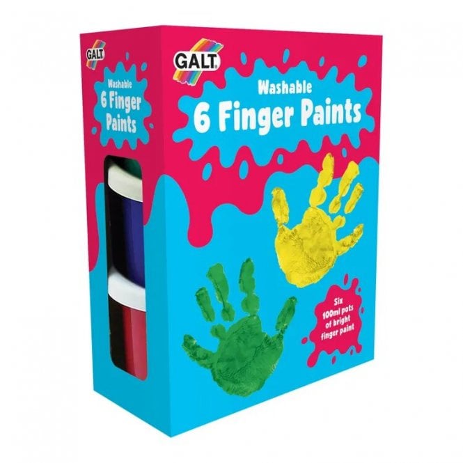 GALT 6 Finger Paints - Washable