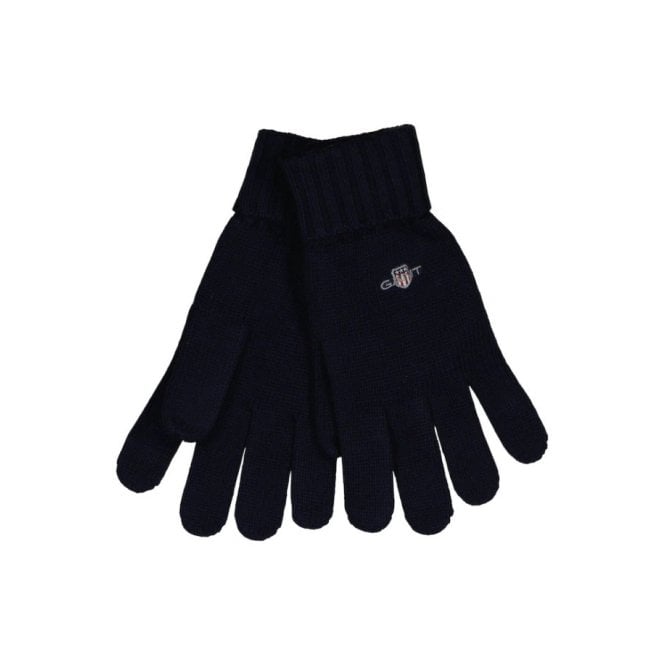 Gant Cotton Blend Logo Gloves