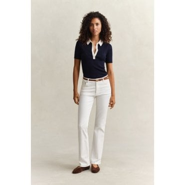 Cropped Slim Stretch Jeans