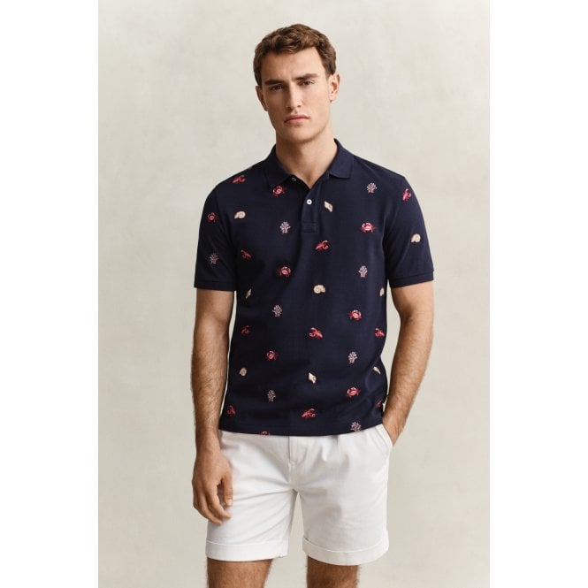 Gant Embroidered Polo Shirt