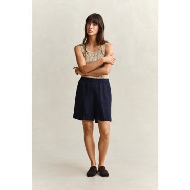 Linen Blend Shorts