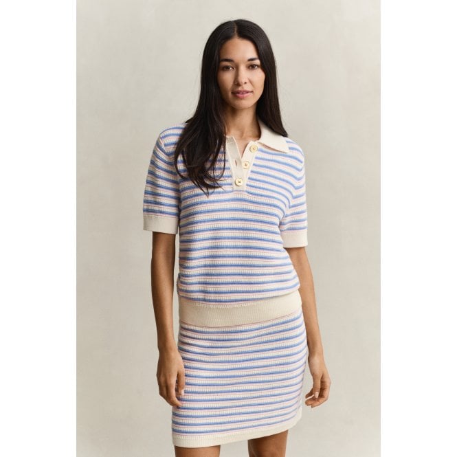 Gant Multistriped Textured Top