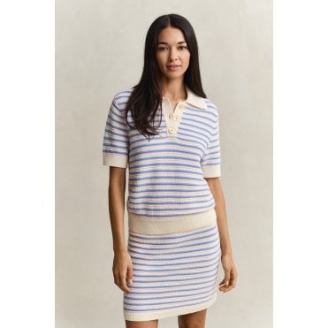 Multistriped Textured Top