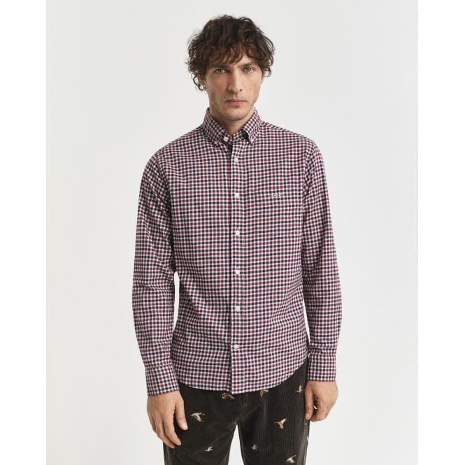 Gant Regular Fit Gingham Twill Shirt