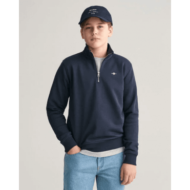 SHIELD HALF ZIP SWEATSHIRT
