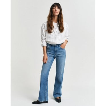 Slim Fit Flared Jeans