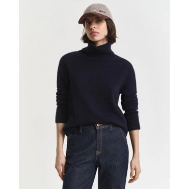 Soft Wool Cashmere Blend Turtleneck Sweater