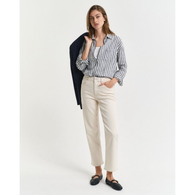 Gant Straight Leg Ecru Jeans