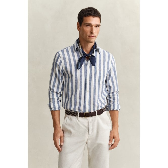 Gant Striped Linen Blend Shirt