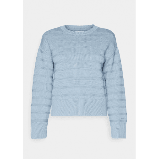 Gant TONAL STRIPED COTTON C-NECK