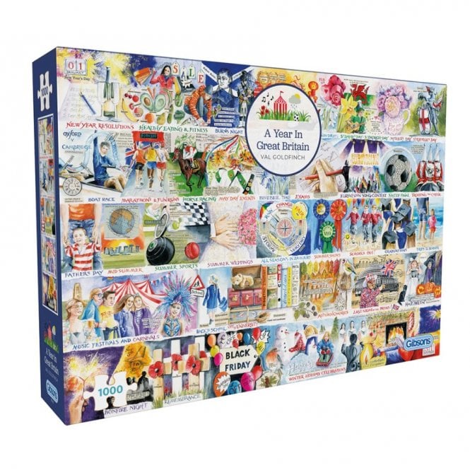 Gibsons Puzzles A Year in Great Britain