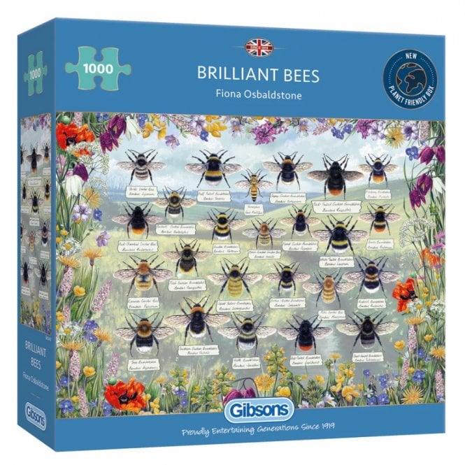 Gibsons Puzzles Brilliant Bees
