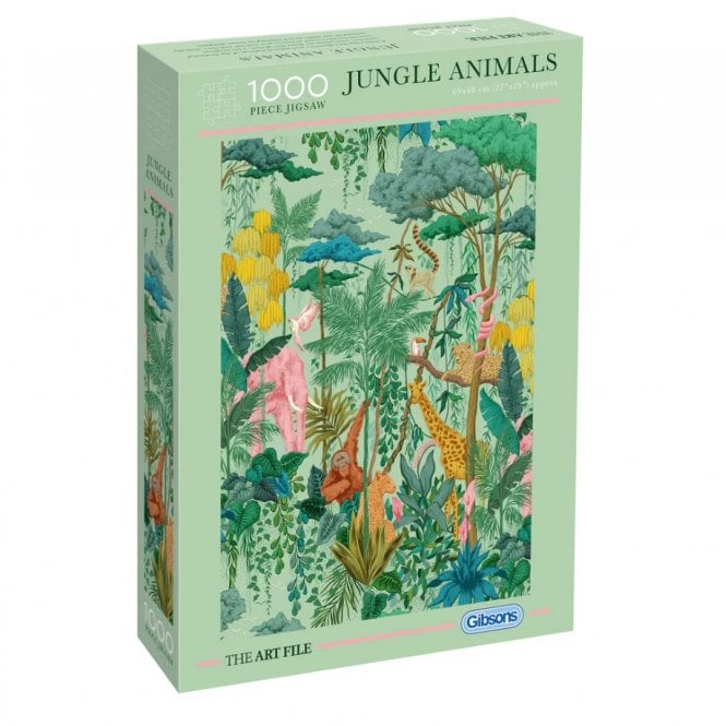 Gibsons Puzzles The Art File: Jungle Animals
