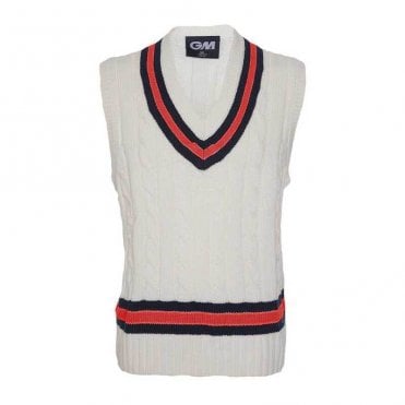 Cable Cricket Slipover - Red
