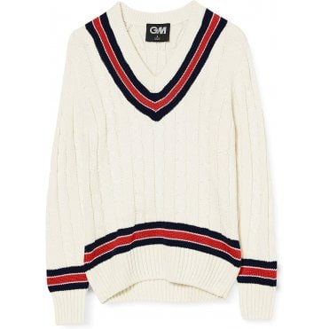 Cable Cricket Sweater - Red