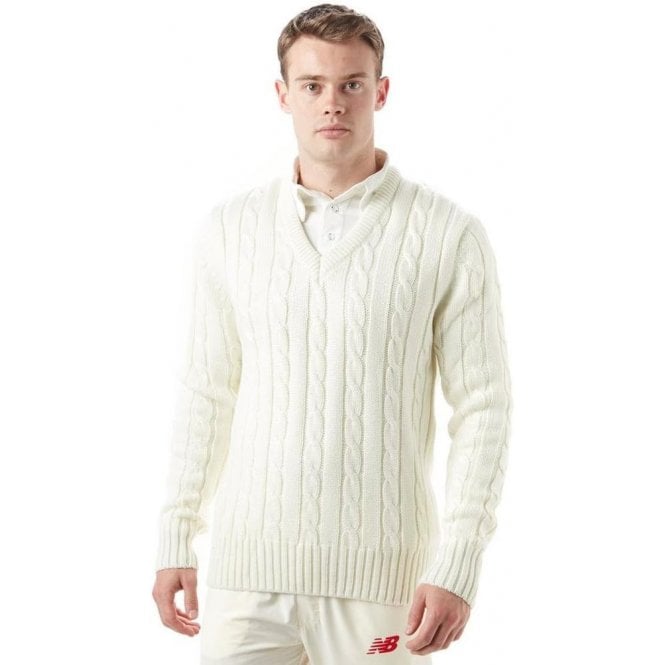 GM CABLE SWEATER - CREAM