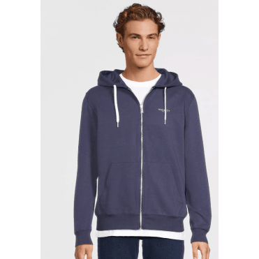 Brushed Cotton Zip Hoodie