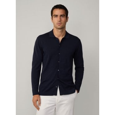 Cotton-Silk Knitted Overshirt