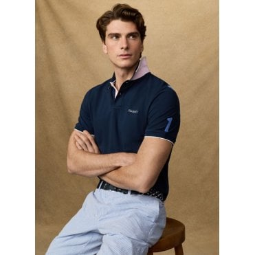 Heritage Classic Fit Short Sleeve Back Sash Polo
