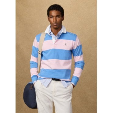 Heritage Logo Striped Rugby Shirt