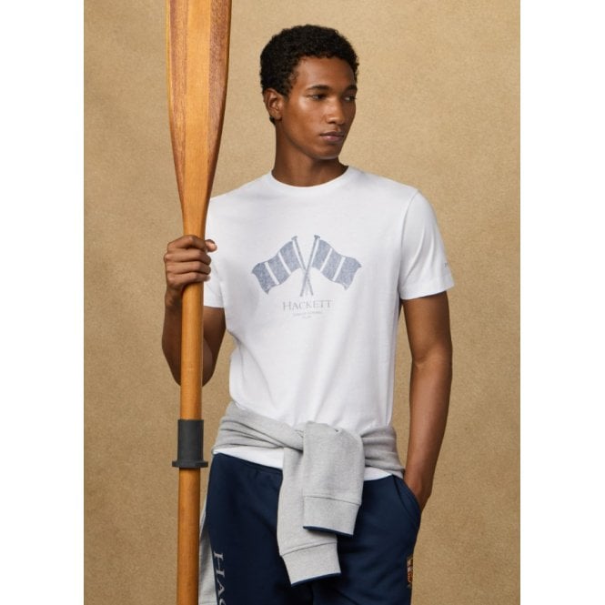 Hackett Heritage London Rowing Club Flag T-Shirt