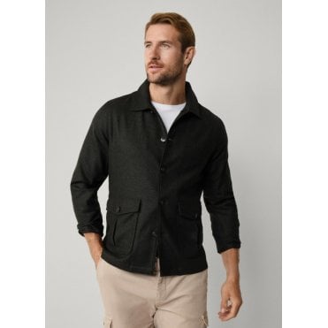 Herringbone Flannel Overshirt