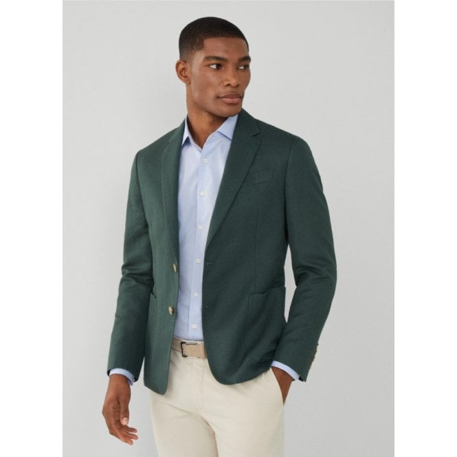 Hackett Herringbone Linen Blend Blazer