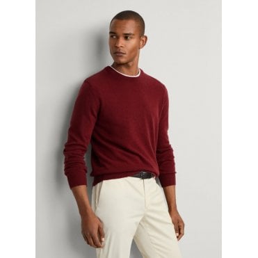 Merino Wool Blend Crew-Neck Jumper
