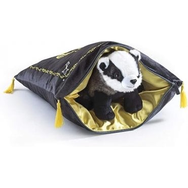 Plush Hufflepuff House Mascot Cushion