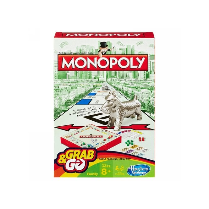Hasbro Games MONOPOLY GRAB AND GO