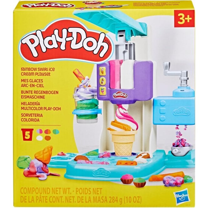 Hasbro Play-Doh Rainbow Swirl Ice Cream Playset