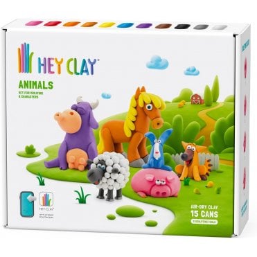 Hey Clay Animals 15 can Set