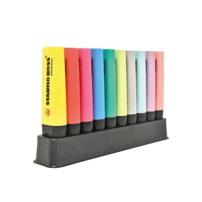 Stabilo Highlighter - BOSS ORIGINAL - deskset of 10