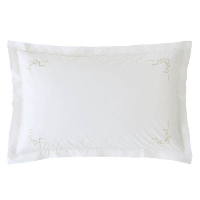Historic Royal Palaces Bow Embroidery Oxford Pillowcase Pair