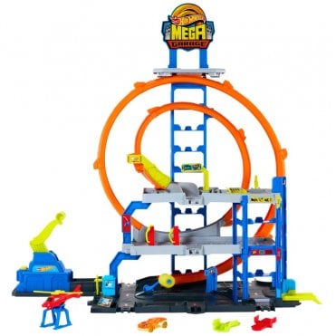 Hot Wheels City Mega Loop Garage Playset