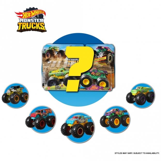 Hot Wheels Monster Trucks 1:64  2 Pack Assortment