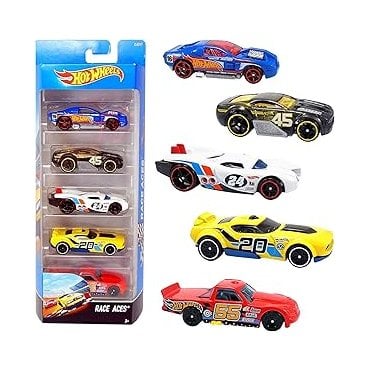 Set of 5 Toy Cars, Assorted Styles